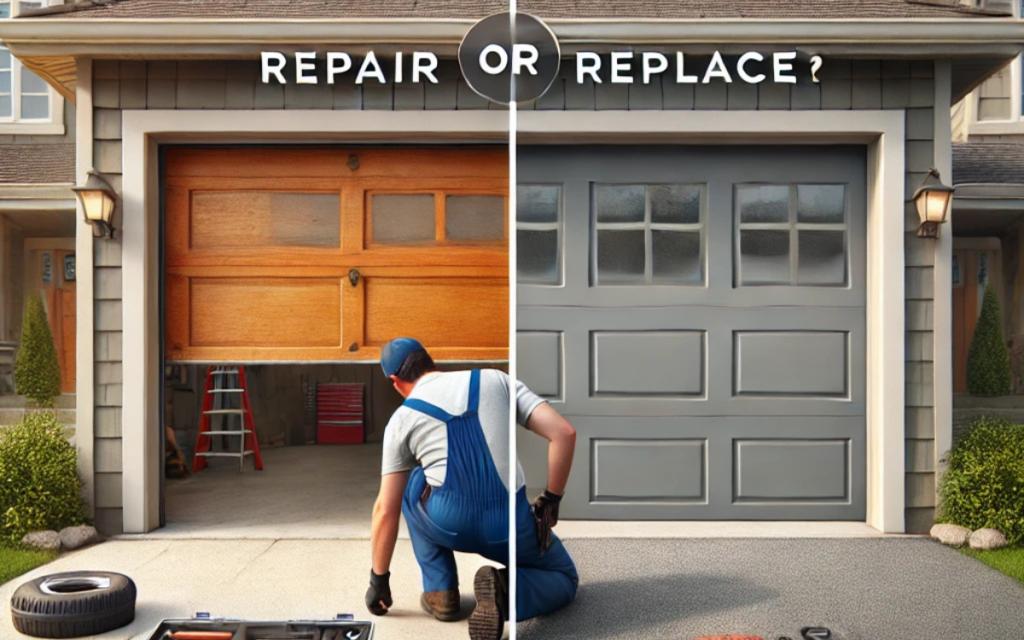 Advantage of New Door Installation vs. Repair