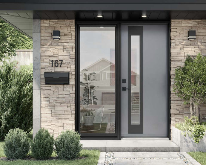 Front Doors 4 Modern door with large