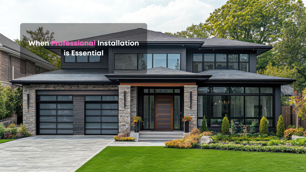 professional installation