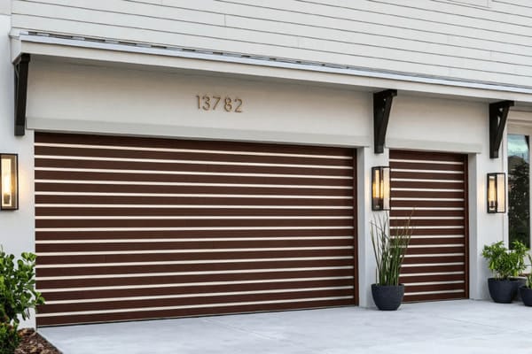 Modern garage doors