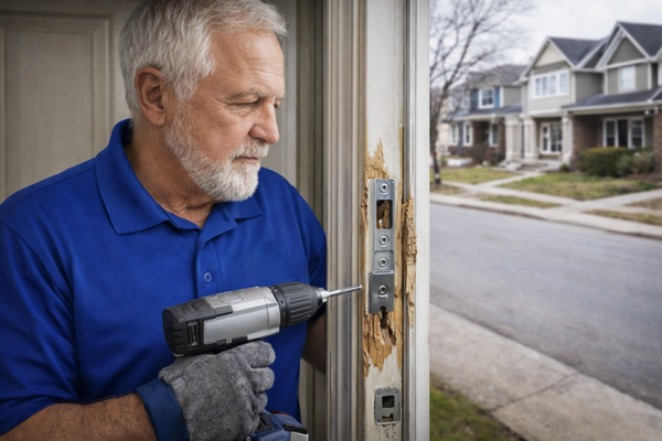 Front Door Break-In Repair