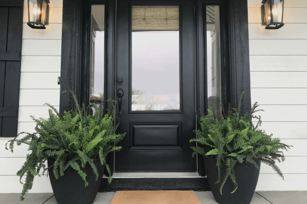 fibre glass front door