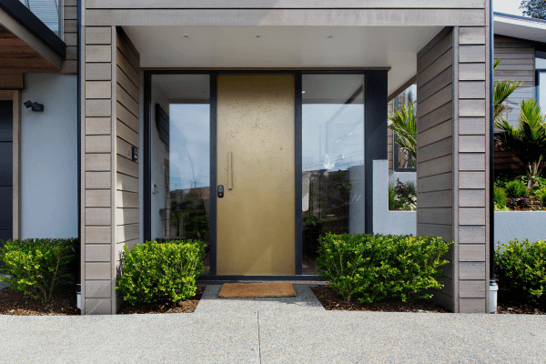 steel front door