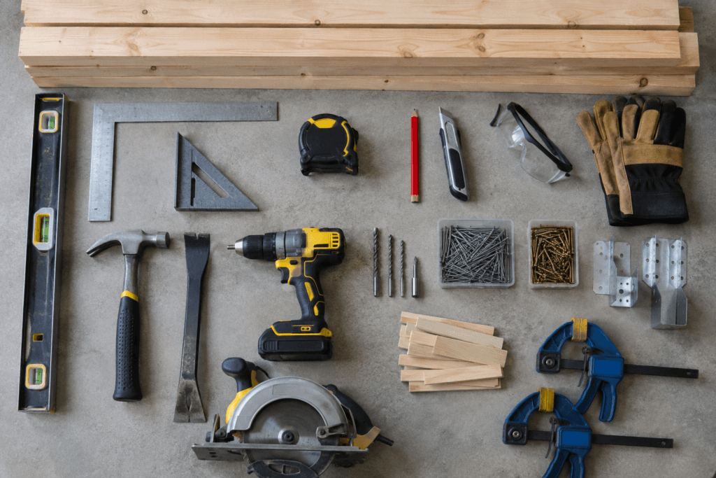 Tools needed for to Frame a Door Opening
