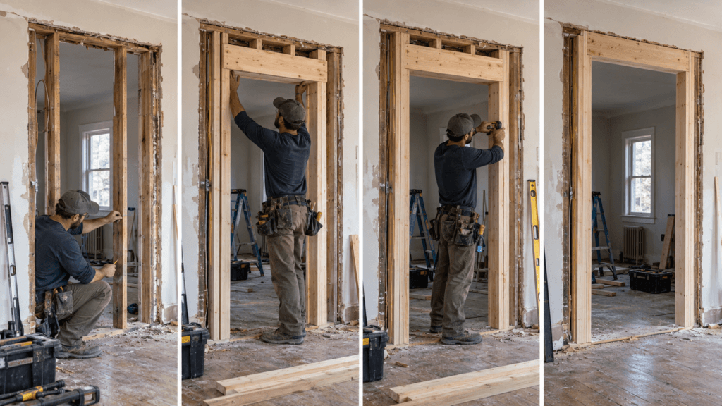 tep-by-step to Frame a Door Opening
